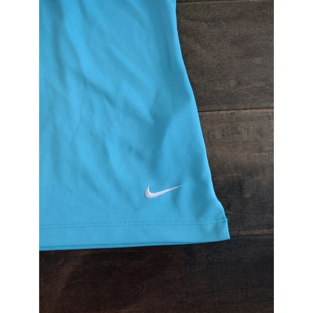 NIKE GOLF Women's Tour Performance sky blue Polo Collared sleeveless top S